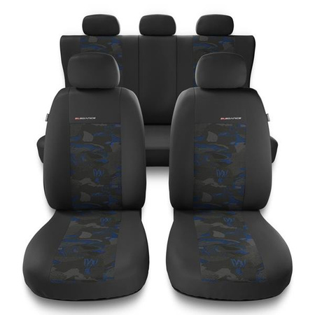 Huse auto universale pentru Alfa Romeo Giulietta (2010-2020) - Auto-Dekor - Elegance - albastru