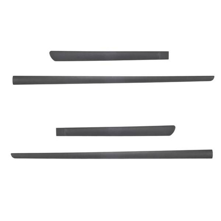 Plinte laterale negre pentru Opel Astra III Hatchback (2004-2012) - Rider