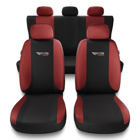Huse auto universale pentru Alfa Romeo MiTo (2008-2018) - Auto-Dekor - Tuning - roșu