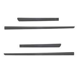 Plinte laterale negre pentru Opel Astra III Hatchback (2004-2012) - Rider