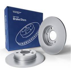 2x Discuri de frână pentru Skoda Octavia II Combi (2004-2013) - plin - 239mm - Tomex - TX 73-06 (spate)
