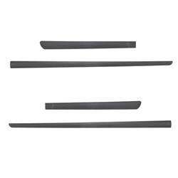 Plinte laterale negre pentru Alfa Romeo 147 Hatchback (2000-2010) - (lungimea lamelelor: 980mm; 645mm) - Rider