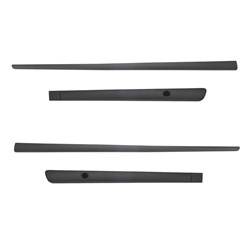 Plinte laterale negre pentru Chevrolet Aveo Hatchback (2004-2010) - Rider