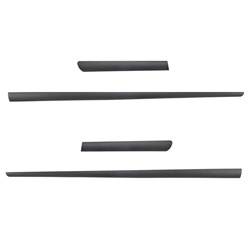 Plinte laterale negre pentru Citroen C1 Hatchback (3 uși) - (2005-2011) - (lungimea lamelelor: 1185mm; 468mm) - Rider