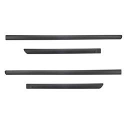 Plinte laterale negre pentru Dacia Sandero I Stepway Crossover (2008-2012) - (lungimea lamelelor: 945mm; 668mm) - Rider