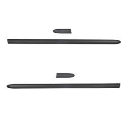 Plinte laterale negre pentru Fiat 600 Hatchback (2006-2010) - Rider