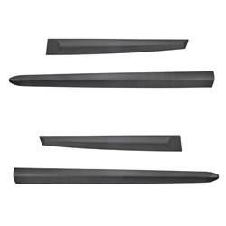 Plinte laterale negre pentru Ford Fiesta VII Hatchback (5 uși) - (2008-2017) - (lungimea lamelelor: 880mm; 610mm) - Rider