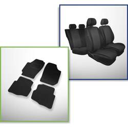 Set: covorașe din pâslă + huse cusute pe măsură pentru Seat Ibiza III Hatchback (2002-2008) – Practic