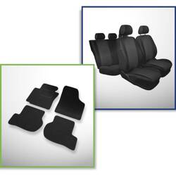 Set: covorașe din pâslă + huse cusute pe măsură pentru Seat Leon II Hatchback (2005-2012) – Practic