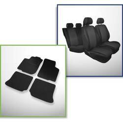 Set: covorașe din pâslă + huse cusute pe măsură pentru Skoda Octavia I Combi, Liftback (1996-2010) – Practic