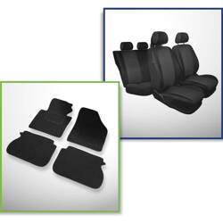 Set: covorașe din pâslă + huse cusute pe măsură pentru Volkswagen Caddy III Cargo (2004-2015) – Practic