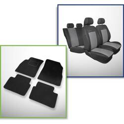 Set: covorașe din velur + huse cusute pe măsură pentru Opel Insignia Liftback, Berlină, Sports Tourer (2008-2016) – Elegance P-2