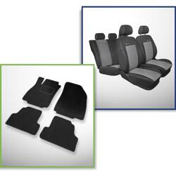 Set: covorașe din velur + huse cusute pe măsură pentru Opel Mokka SUV (2012-2019) – Elegance P-2