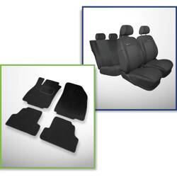 Set: covorașe din velur + huse cusute pe măsură pentru Opel Mokka SUV (2012-2019) – Elegance P-3