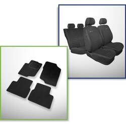 Set: covorașe din velur + huse cusute pe măsură pentru Peugeot 207 Hatchback, Kabriolet, SW (2006-2012) – Elegance P-4