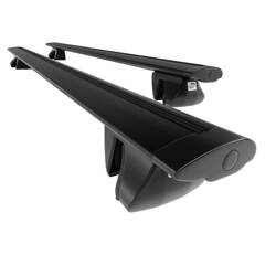 Suport auto de plafon din aluminiu pentru Chrysler Voyager Dubita (1996-2016) - negru - Amos - Alfa - Dynamic - Șine