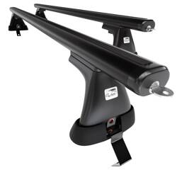 Suport auto de plafon din aluminiu pentru Ford Mondeo mk IV Hatchback (2007-2014) - negru - Amos - K-L - Aero - fără elemente de montaj