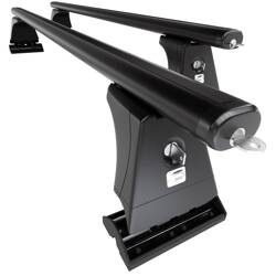 Suport auto de plafon din aluminiu pentru Volkswagen Caddy mk III Kombi, Cargo (2004-2015) - negru - Amos - β-103 - Aero - puncte de montare