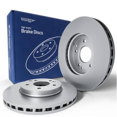2x Discuri de frână pentru Mercedes-Benz Clasa C W203 Berlină (2000-2007) - ventilat - 288mm - Tomex - TX 71-06 (față)