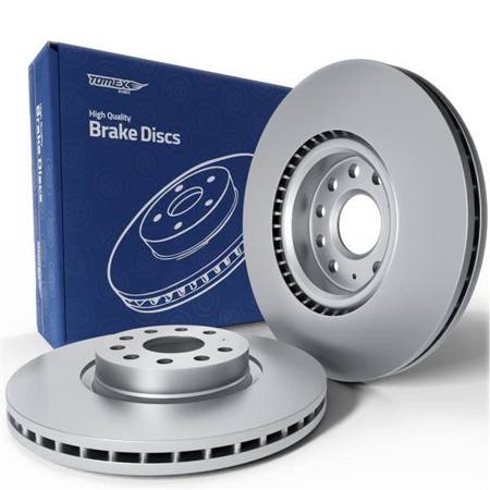 2x Discuri de frână pentru Volkswagen CC B7 Coupé (2011-2016) - ventilat - 312mm - Tomex - TX 71-12 (față)