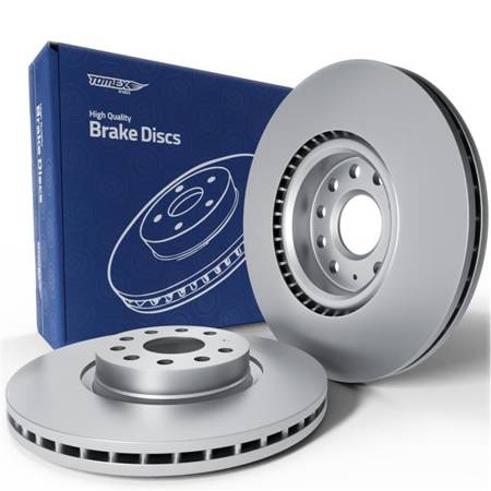 2x Discuri de frână pentru Volkswagen Passat B6 Berlină, Variant (2005-2011) - ventilat - 312mm - Tomex - TX 71-12 (față)