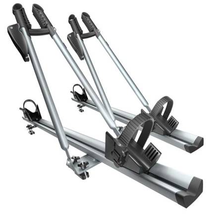 2x Suport plafon pentru biciclete, suport de biciclete pe plafon cu cheie, cu bară de aluminiu TOUR - Amos