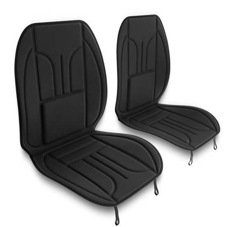 Husă profilată și de protecție pentru fotoliu și scaune - Auto-Decor – Accent 1+1 (negru)