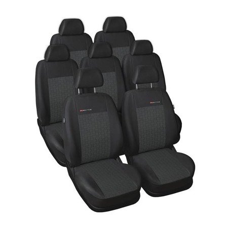 Huse croite pe măsură pentru Seat Alhambra II Van (2010-2020) cu scaune pentru copii pe locurile din spate - Auto-Dekor - Elegance - P-1