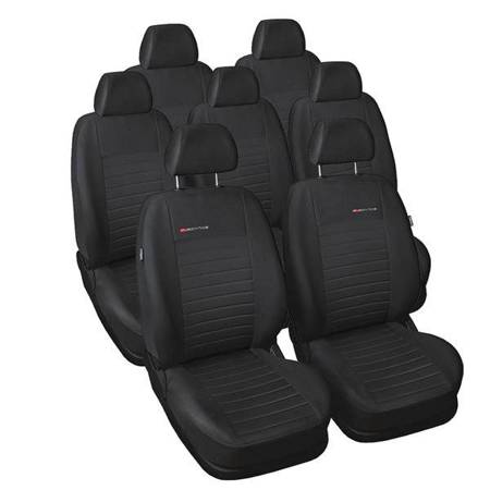 Huse croite pe măsură pentru Seat Alhambra II Van (2010-2020) cu scaune pentru copii pe locurile din spate - Auto-Dekor - Elegance - P-4