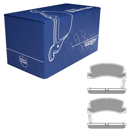 Plăcuțe de frână pentru Lexus ES III Berlină (1996-2001) - Tomex - TX 13-66 (axă spate)