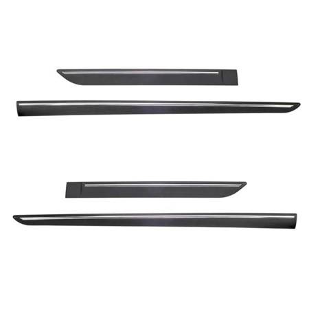 Plinte laterale negre pentru Citroen C3 II Hatchback (2009-2016) - Rider