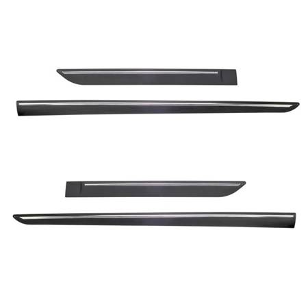 Plinte laterale negre pentru Honda Accord Tourer, Berlină (2008-2011) - (lungimea lamelelor: 1000mm; 647mm) - Rider