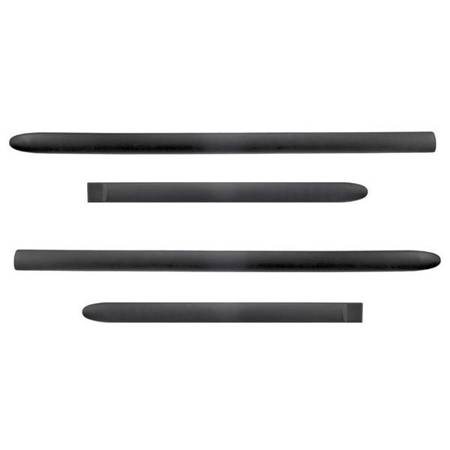 Plinte laterale negre pentru Honda Civic Hatchback (5 uși) - (2001-2006) - Rider