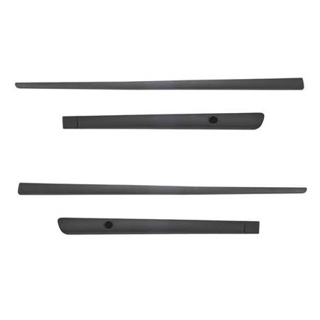 Plinte laterale negre pentru Subaru Impreza Hatchback (2007-2011) - Rider