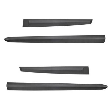 Plinte laterale negre pentru Suzuki Alto Hatchback (2009-2013) - Rider