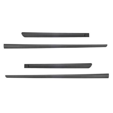 Plinte laterale negre pentru Toyota Yaris III, III FL Hatchback (5 uși) - (2011-2019) - Rider