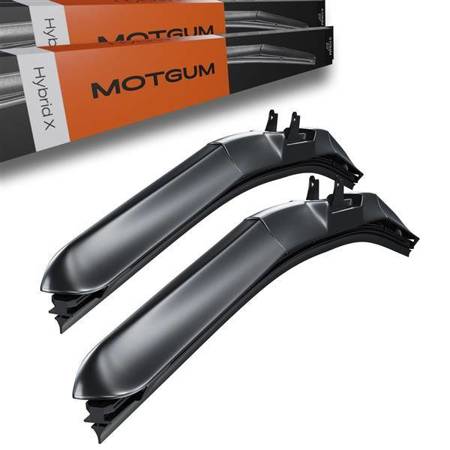 Ștergătoare auto de parbriz pentru BMW Seria 1 E81, E87, E82, E88 Hatchback, Coupé, Cabriolet (09.2004-10.2013) - Motgum - lamele Hybrid X