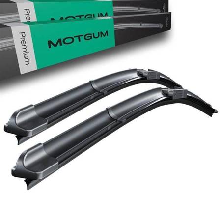 Ștergătoare auto de parbriz pentru BMW Seria 5 E60, E61 Limuzyna, Touring (07.2003-08.2010) - Motgum - lamele plată Premium