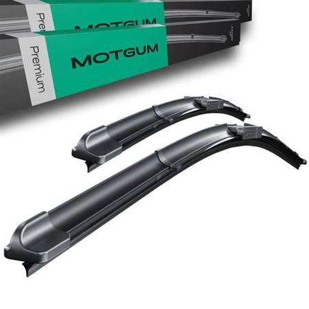 Ștergătoare auto de parbriz pentru BMW Seria 6 F12, F13, F06 Cabriolet, Coupé, Gran Coupé (03.2011-2018) - Motgum - lamele plată Premium