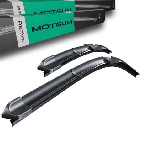 Ștergătoare auto de parbriz pentru Fiat Punto Evo Hatchback (10.2009-12.2012) - Motgum - lamele plată Premium