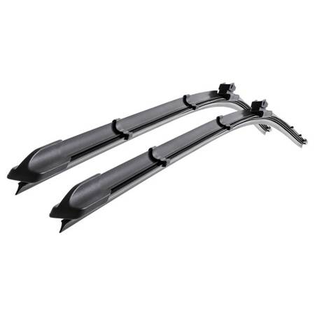 Ștergătoare auto de parbriz pentru Ford Focus III Hatchback, Combi, Berlină (01.2011-2018) montarea adaptorului inversată (pe partea pasagerului) - Motgum - lamele plat tip BCDE