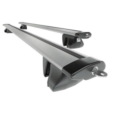 Suport auto de plafon din aluminiu pentru Alfa Romeo 156 Crosswagon (2004-2007) - argintiu - Amos - Alfa - Dynamic - Șine