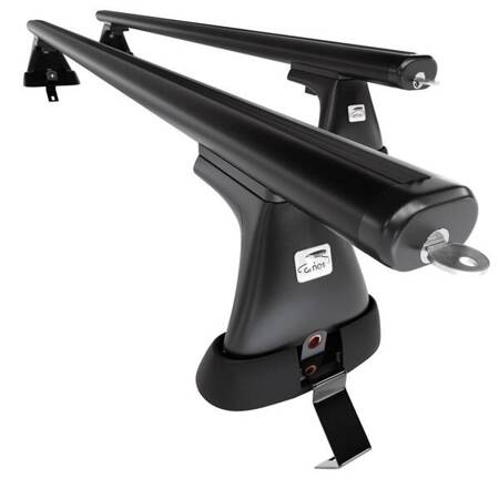 Suport auto de plafon din aluminiu pentru Ford Mondeo mk IV Combi (2007-2014) - negru - Amos - K-L - Aero - fără elemente de montaj