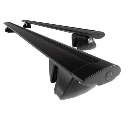 Suport auto de plafon din aluminiu pentru Honda Accord mk VIII Tourer (2008-2015) - negru - Amos - Alfa - Dynamic - Șine